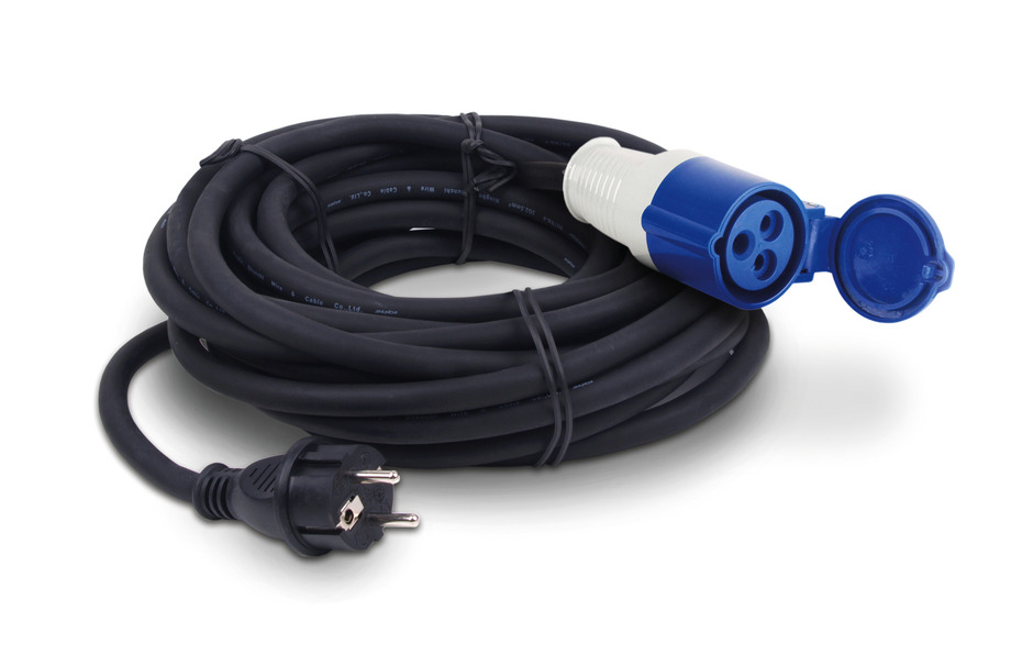 Kabel Carbest pro redukci CEE zásuvky na Schuko zástrčku 4 m