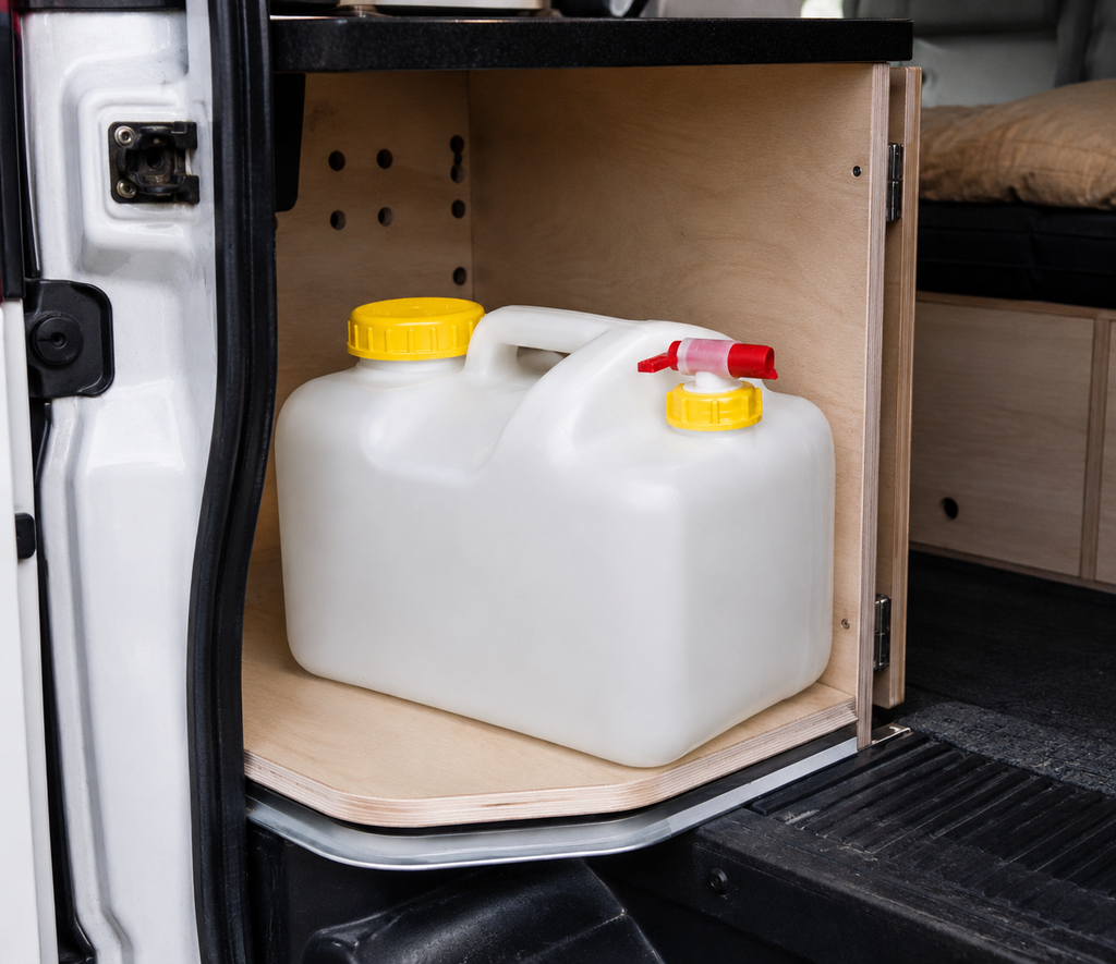 Kanystr na vodu Comet – 15 l, DIN 96 + DIN 51
