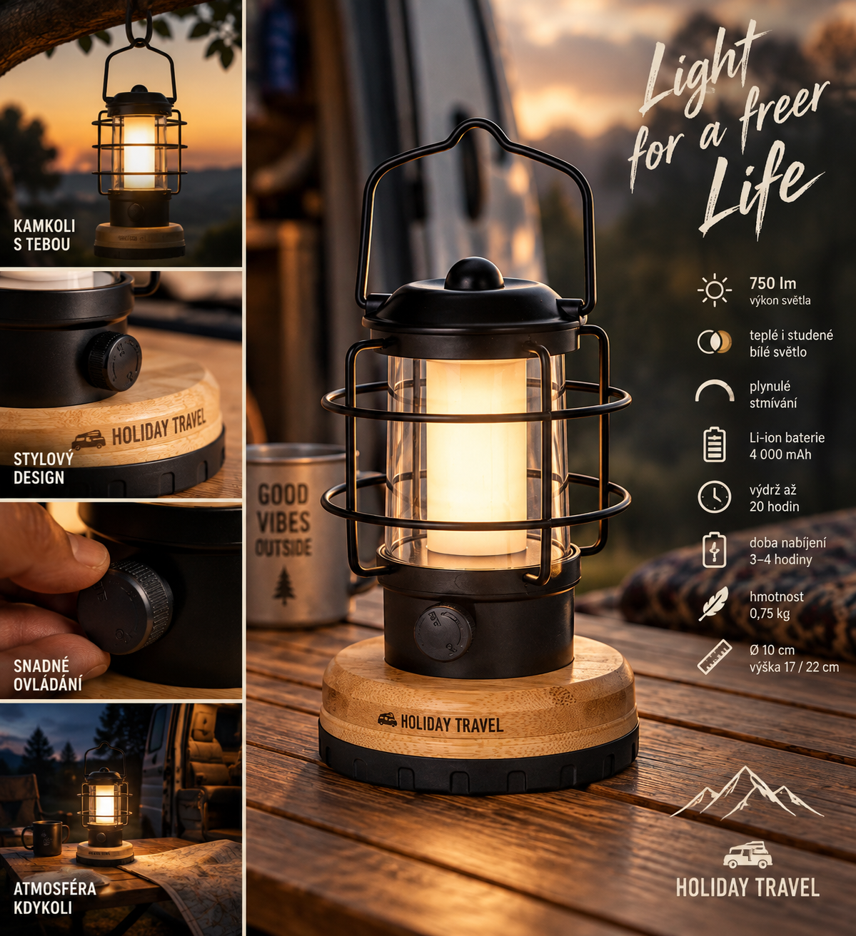 Rechargeable LED Camping Lantern