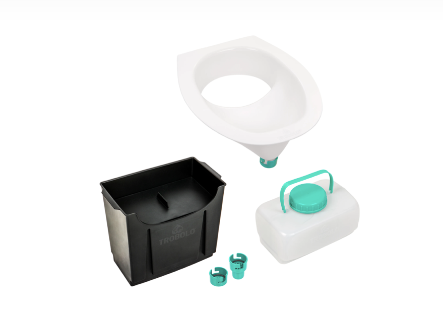 TROBOLO – set pro stavbu separační toalety (bez prkénka)