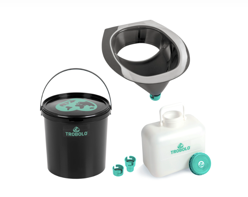 TROBOLO – set pro stavbu separační toalety (bez prkénka)