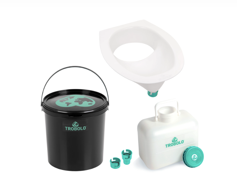 TROBOLO – set pro stavbu separační toalety (bez prkénka)