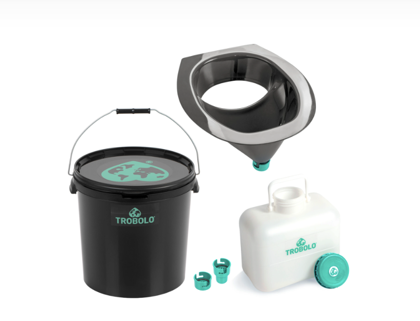 TROBOLO – set pro stavbu separační toalety (bez prkénka)