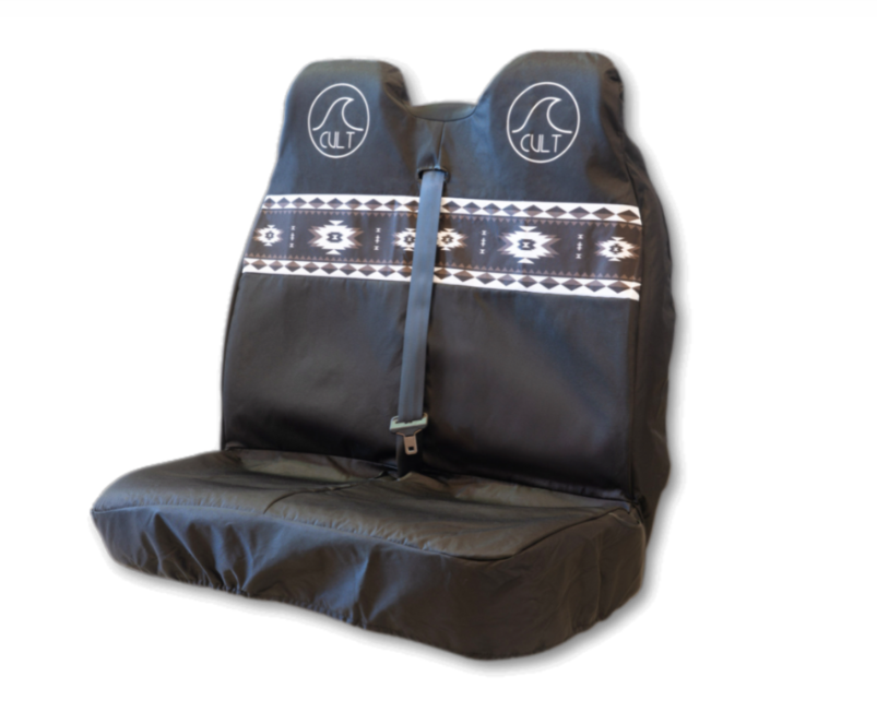 Potah na sedadlo CULT Aztec Black (DOUBLE)