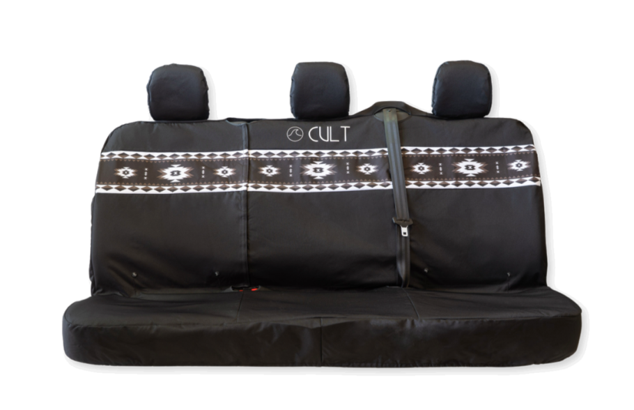 Potah na zadní sedadlo CULT Aztec Black (trojlavice dodávka)