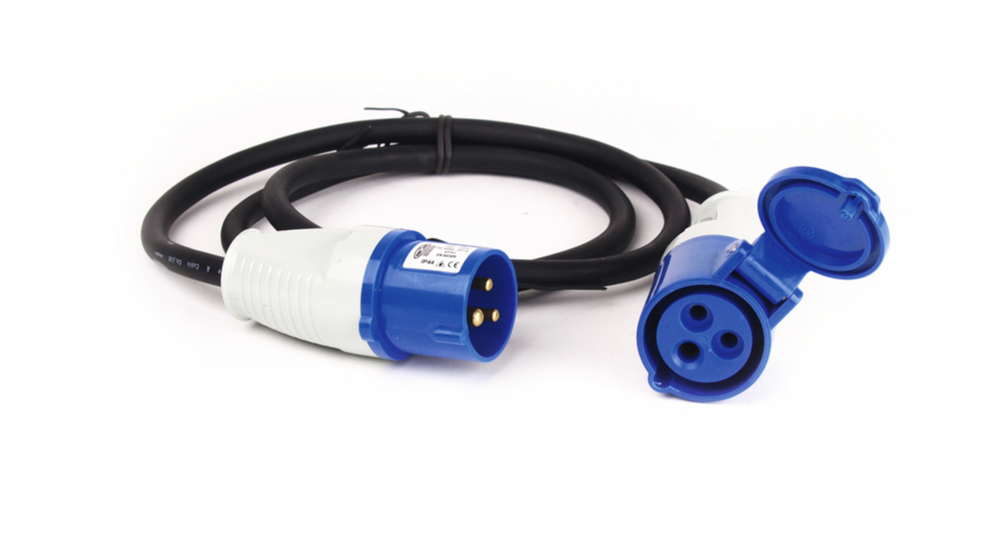 Redukční kabel Carbest Schuko na CEE 16 A – 1,5 m