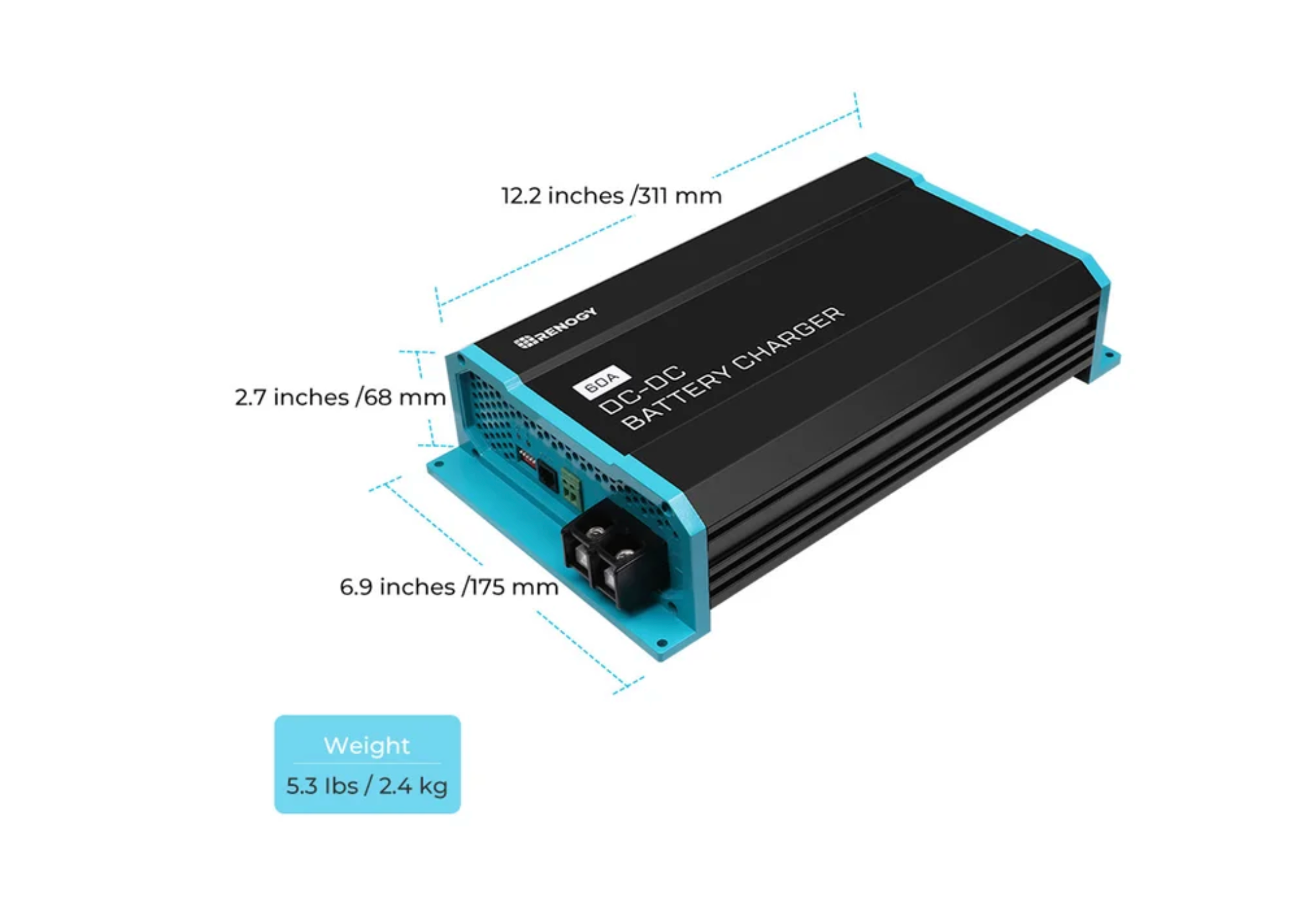Renogy CORE 12V/60A – DC-DC nabíječka