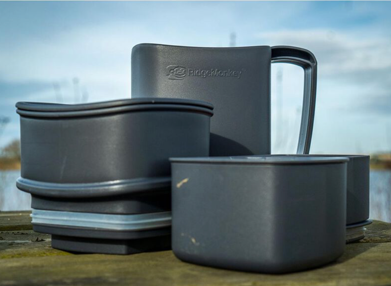 Set – termohrnek se sadou na kávu a čaj RidgeMonkey ThermoMug DLX Brew