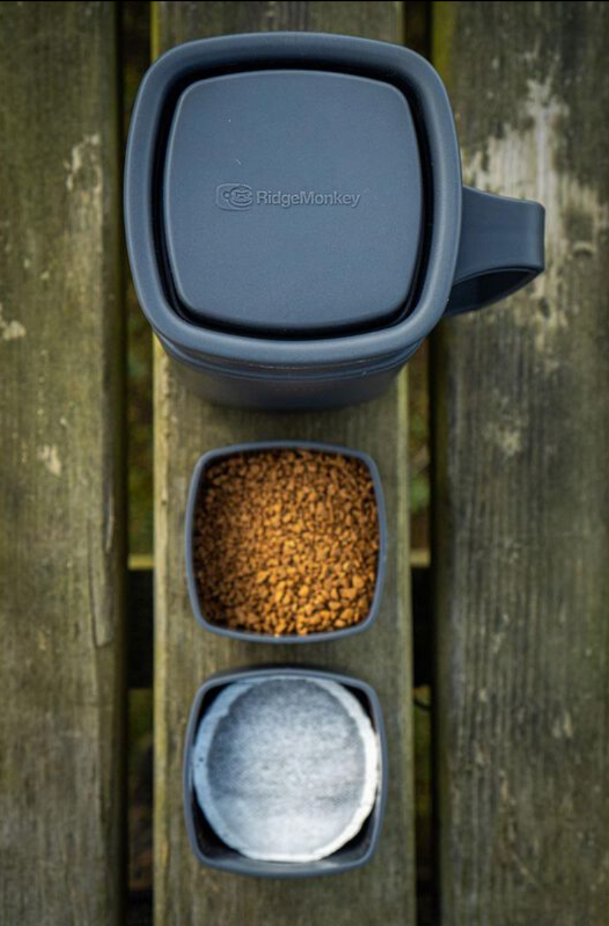 Set – termohrnek se sadou na kávu a čaj RidgeMonkey ThermoMug DLX Brew