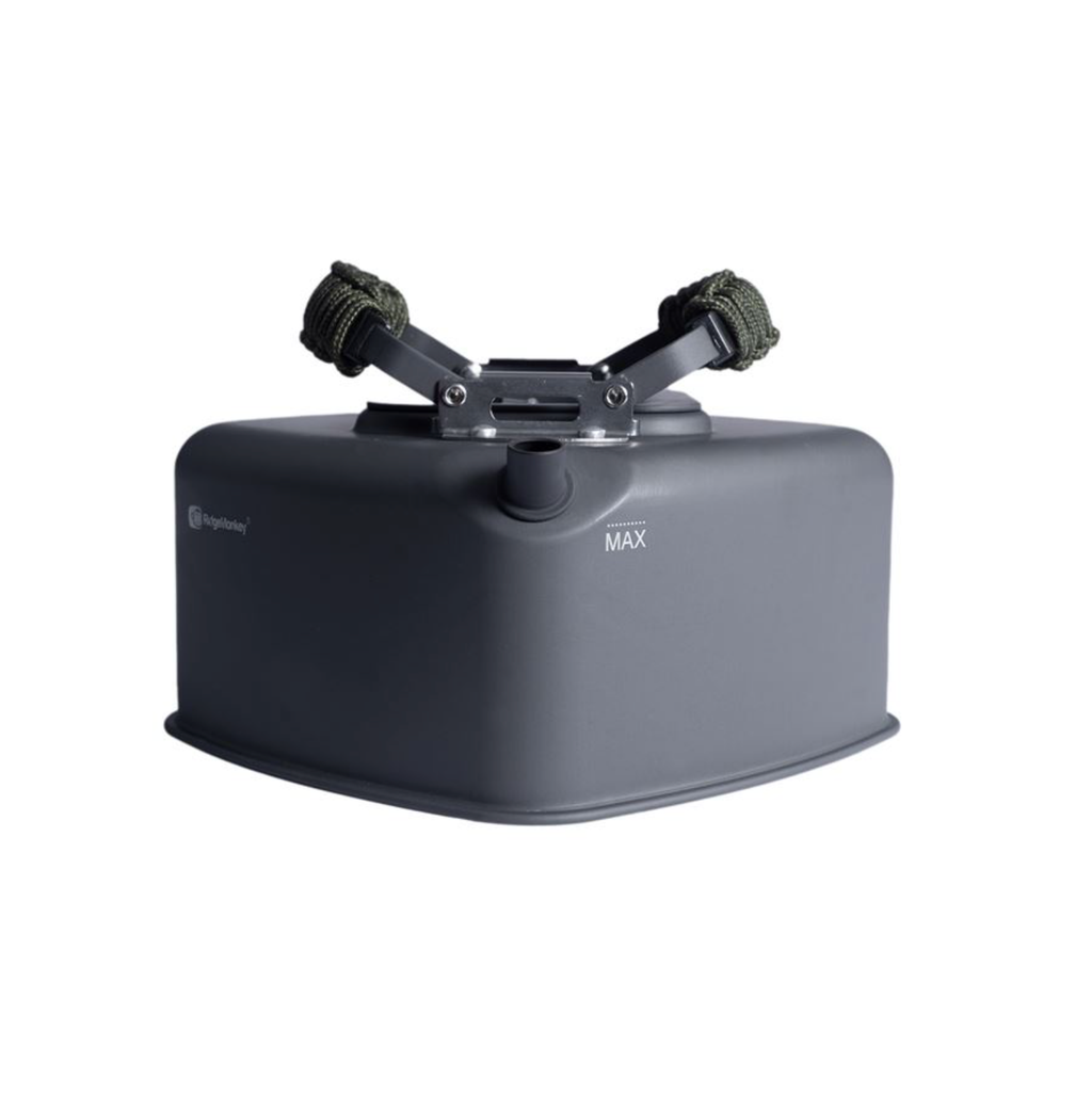 Kempingová konvice 1,1 l – RidgeMonkey Square Kettle Large Paracord Edition
