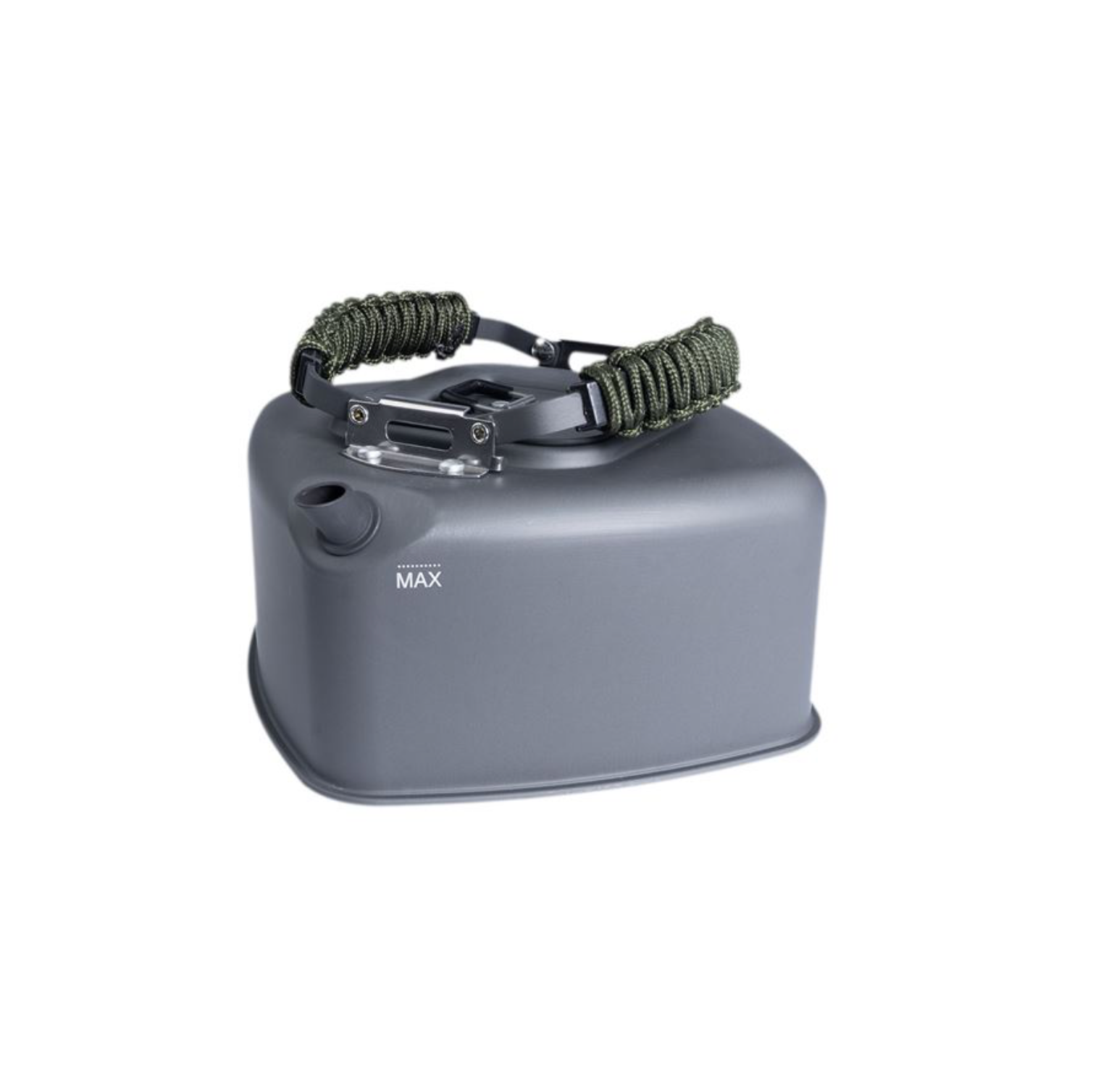Kempingová konvice 1,1 l – RidgeMonkey Square Kettle Large Paracord Edition